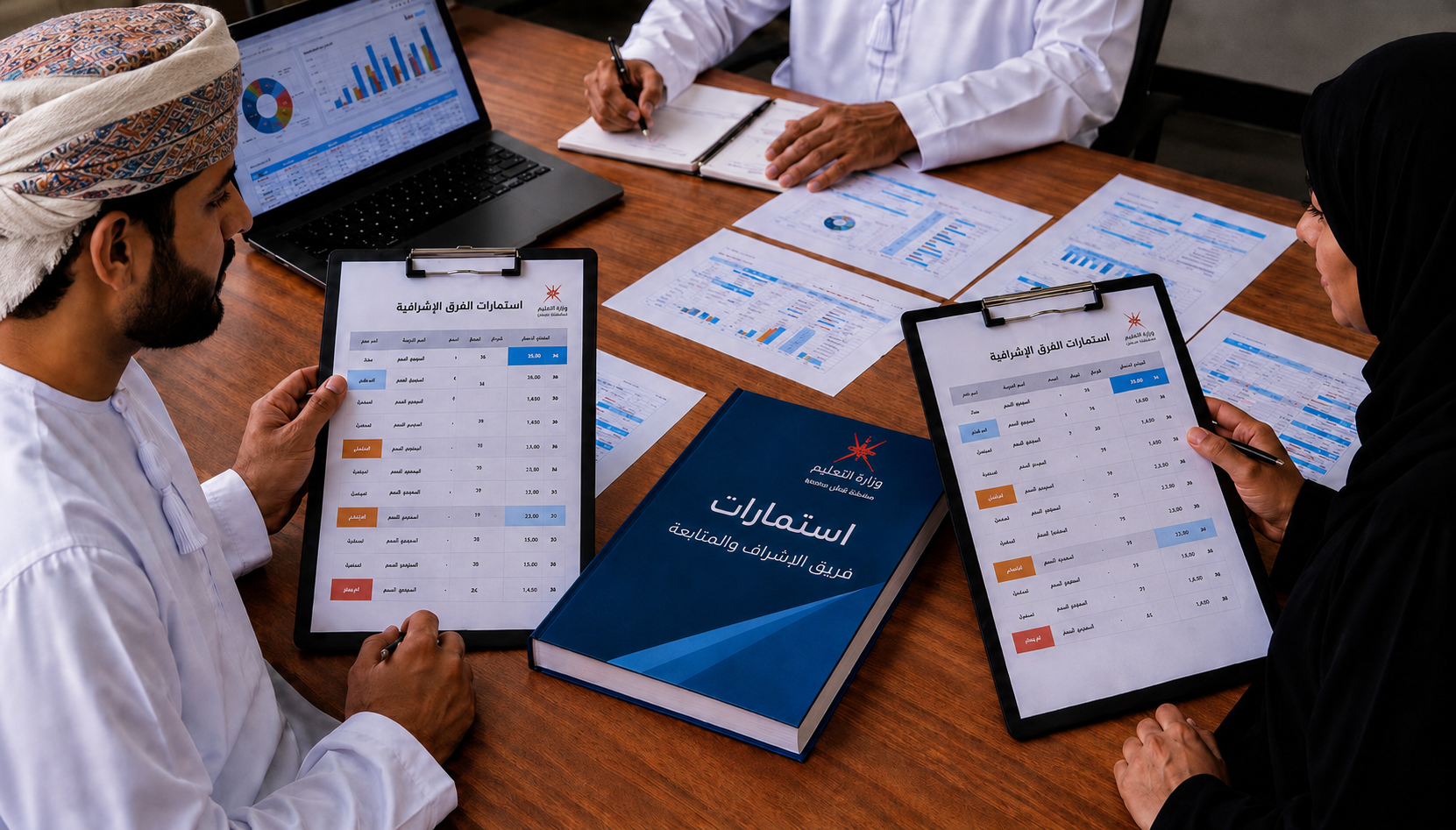الاستمارات الخاصة بالفرق الإشرافية